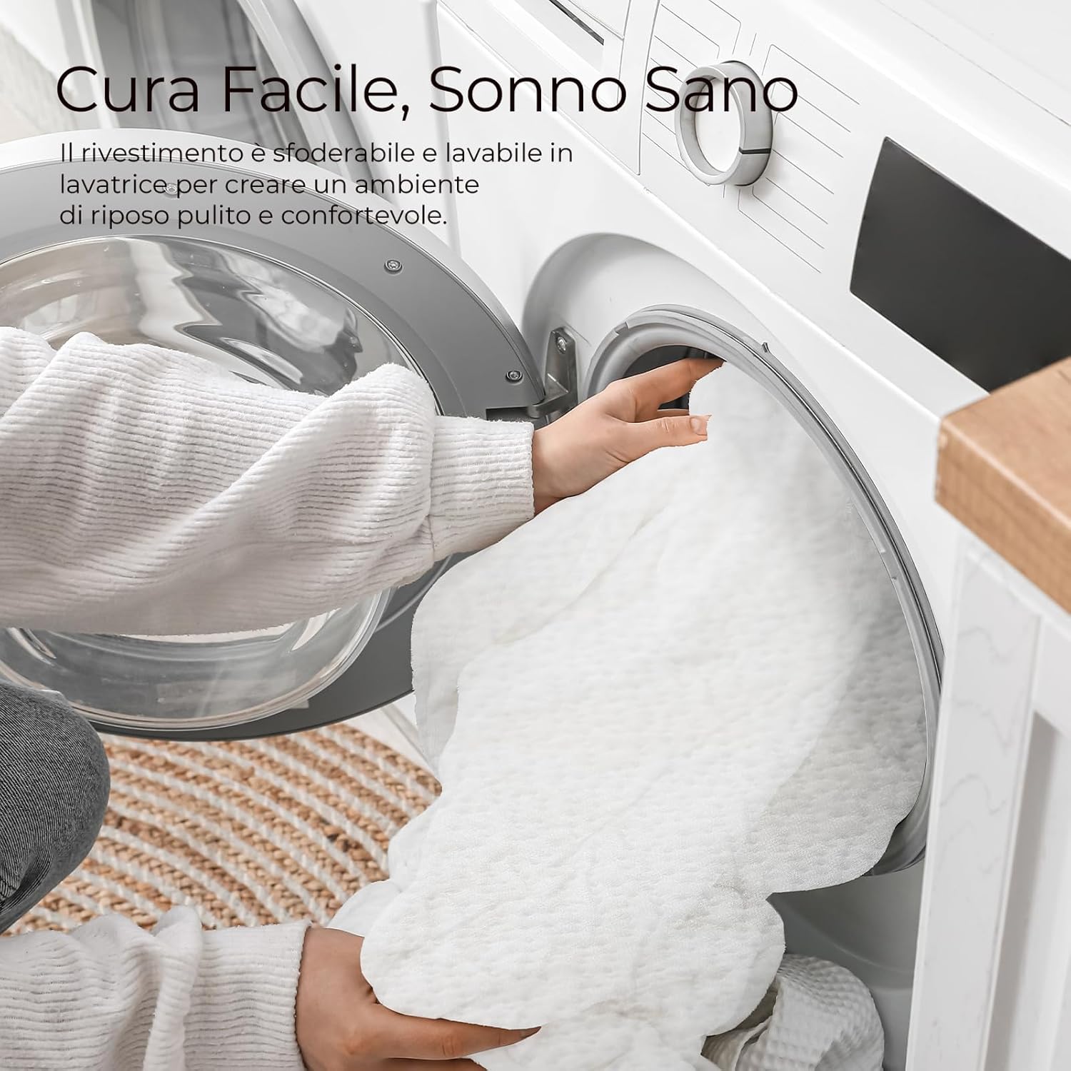 Thumbnail 6 de Sweetnight Materasso Topper con Memory Foam in Gel 90x190 cm – 10 cm di spessore