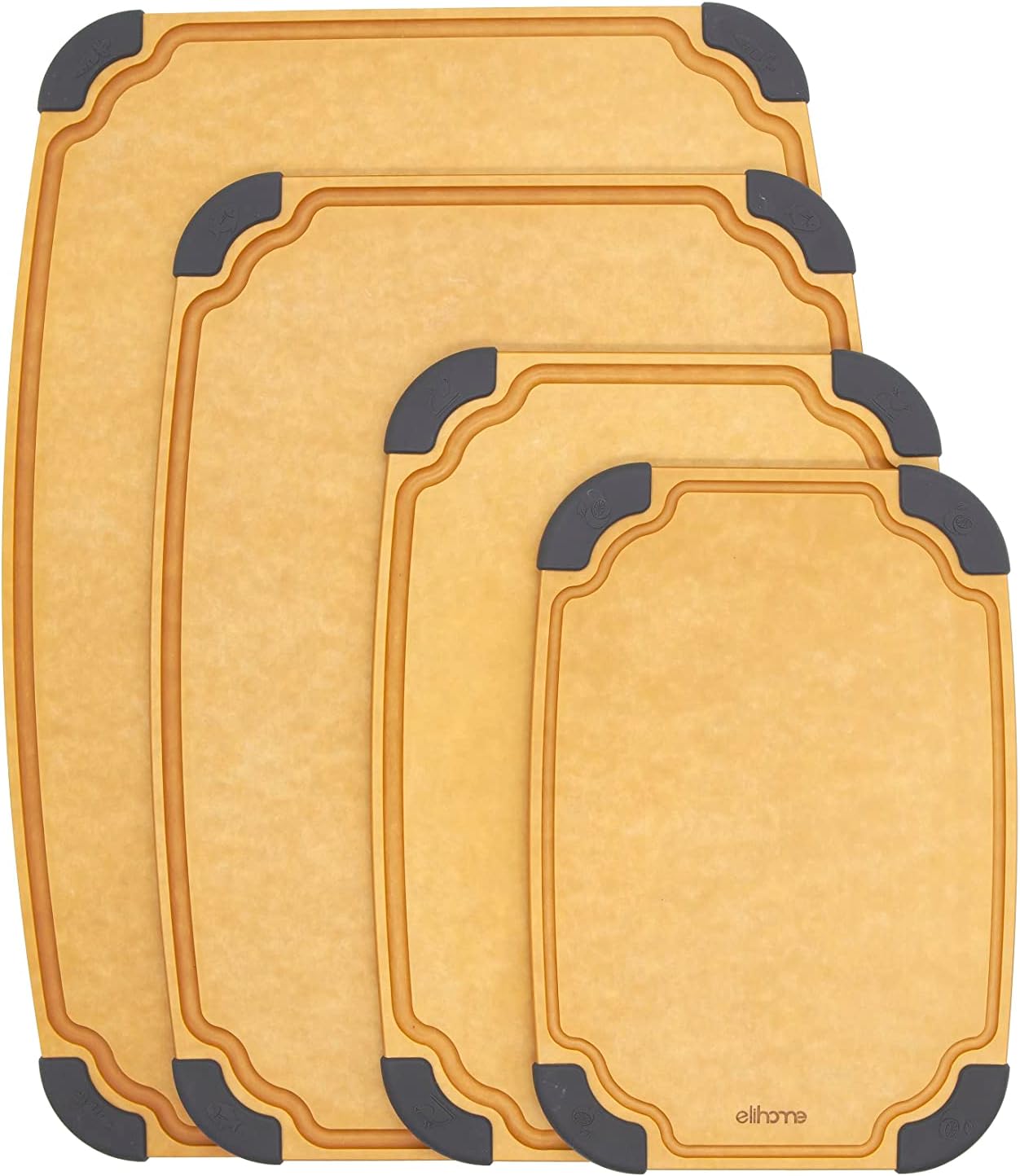 Elihome 4-in-1 Cutting Board Set ⚙