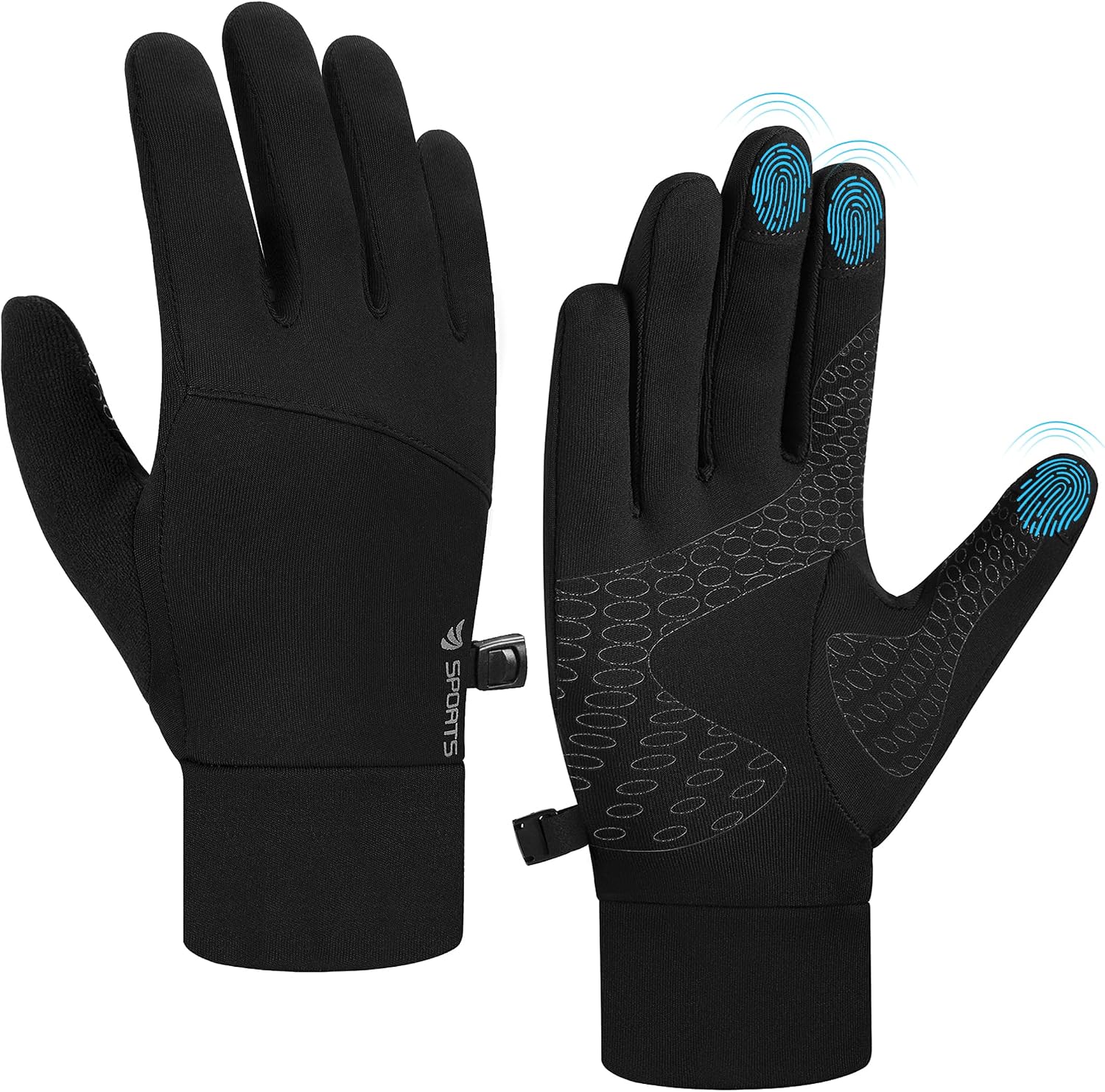 Detalle de anqier Fahrradhandschuhe Winter Touchscreen