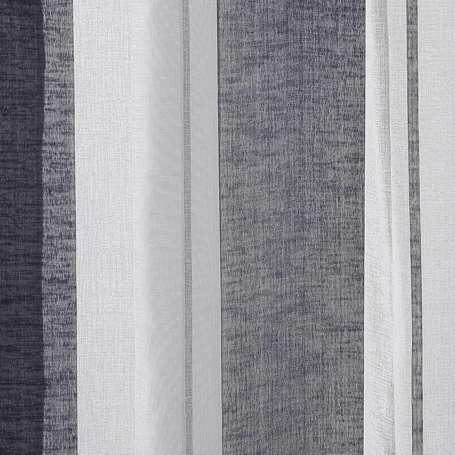 Thumbnail 2 de Topfinel Cortinas Grises Translúcidas para Ventana 140x260cm 🏠