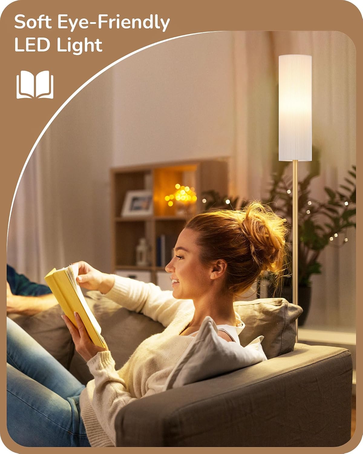 Thumbnail 5 de EDISHINE Floor Lamp 165cm standing lamp 🛋