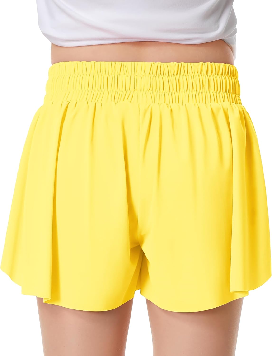 Thumbnail 1 de Girls Flowy Butterfly Shorts with Pocket (2-in-1 Athletic Shorts for Kids)