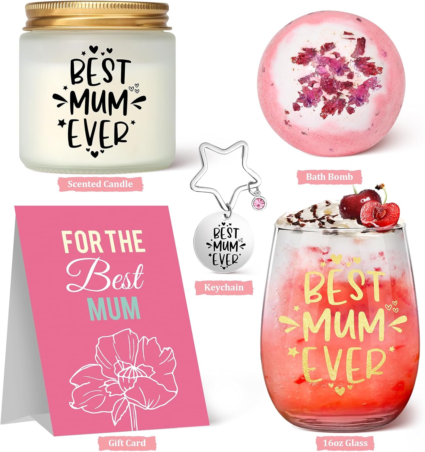 Thumbnail 5 de Tecanne Mothers Day Gifts 16oz Glass
