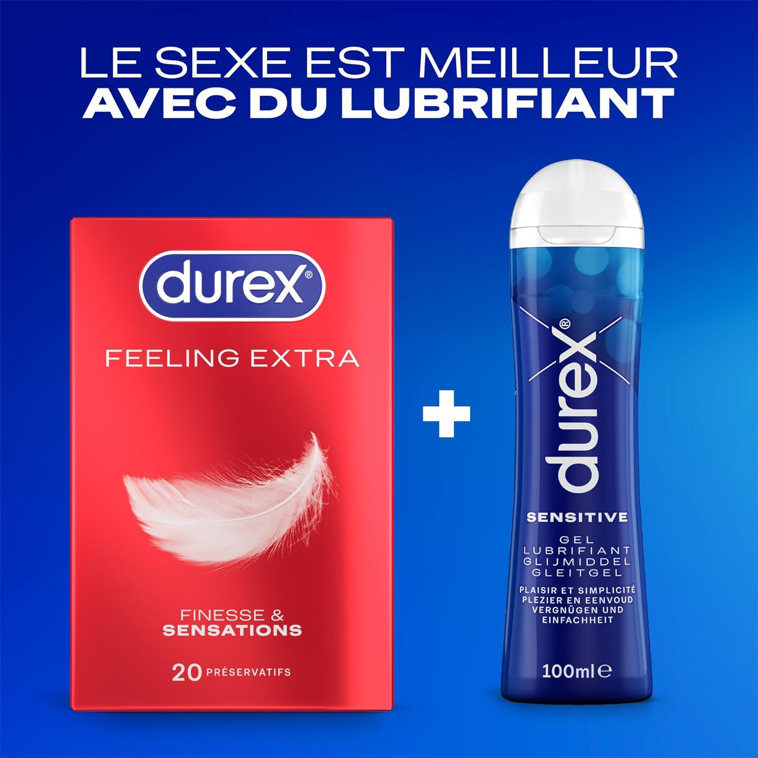 Thumbnail 4 de Durex FEELING EXTRA 20 préservatifs 🤍