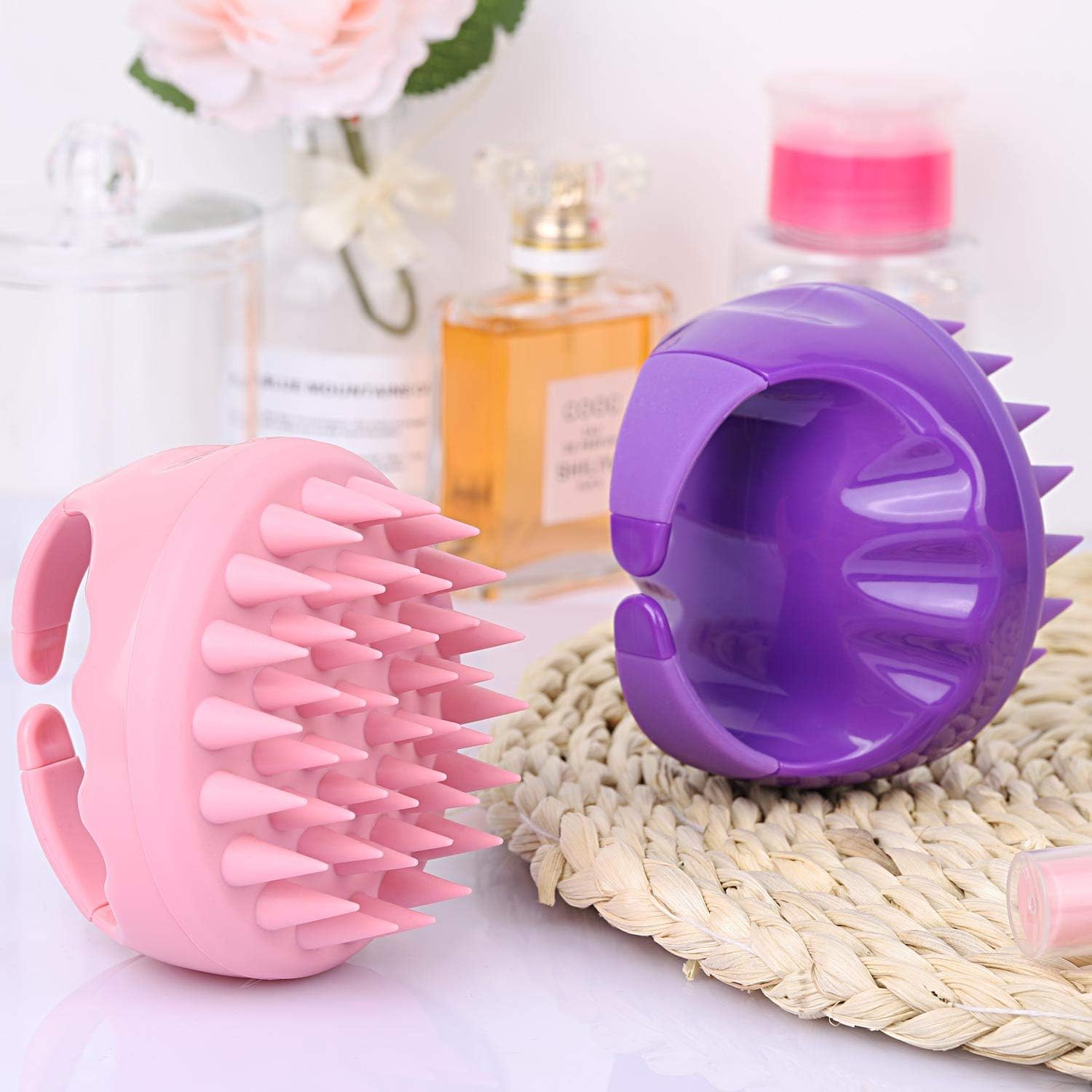 Thumbnail 6 de BTYMS 206183 Silicone Scalp Massager Brush Set, 3-Pack for Shampooing