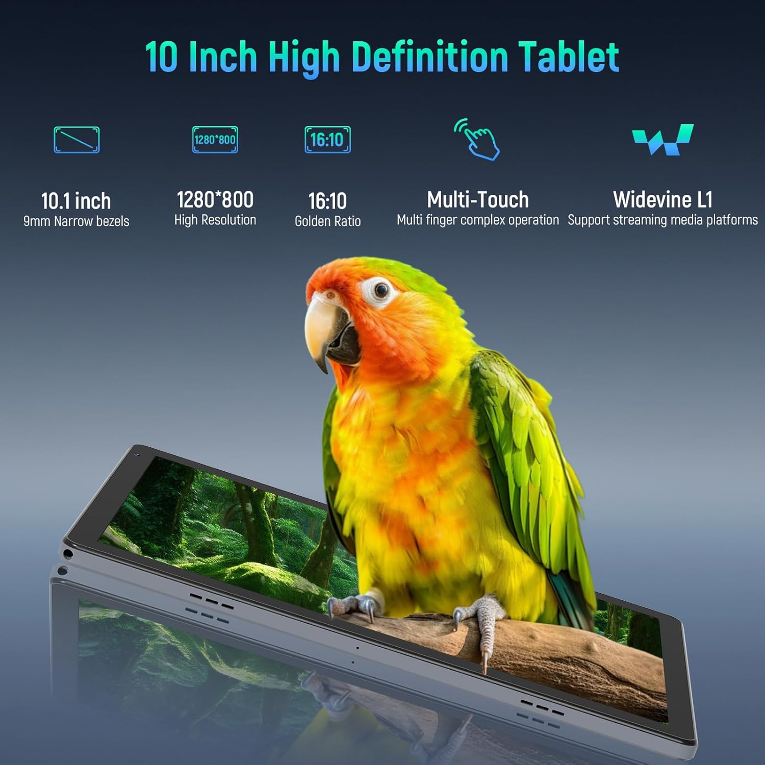 Thumbnail 4 de Whitedeer 10 inch Android 15 Tablet – 30GB RAM, 128GB ROM, expandable to 1TB