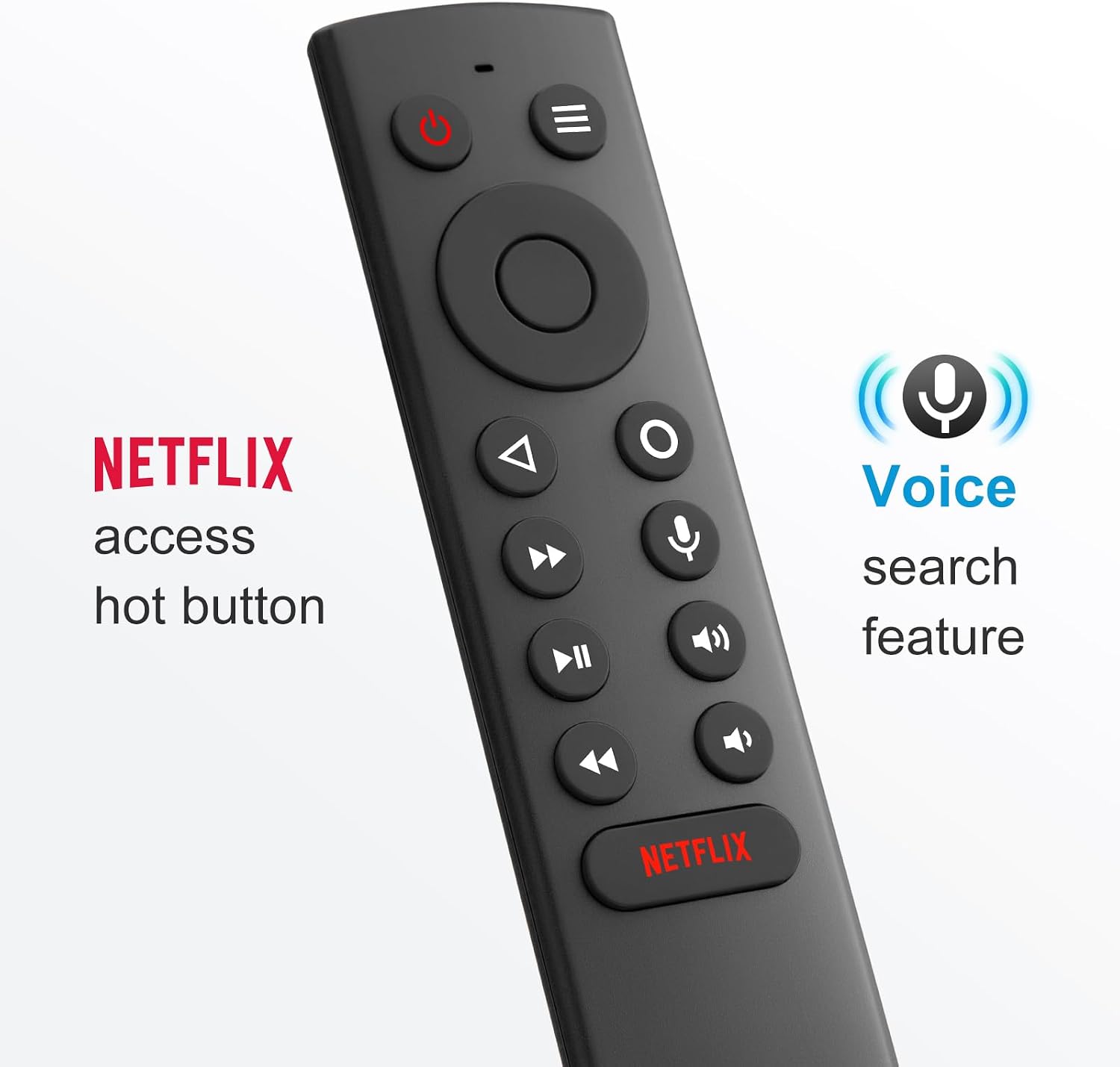 Detalle de LOUTOC TX4-P3700 Voice Remote for NVIDIA SHIELD TV, Voice Search, 50-Foot Range