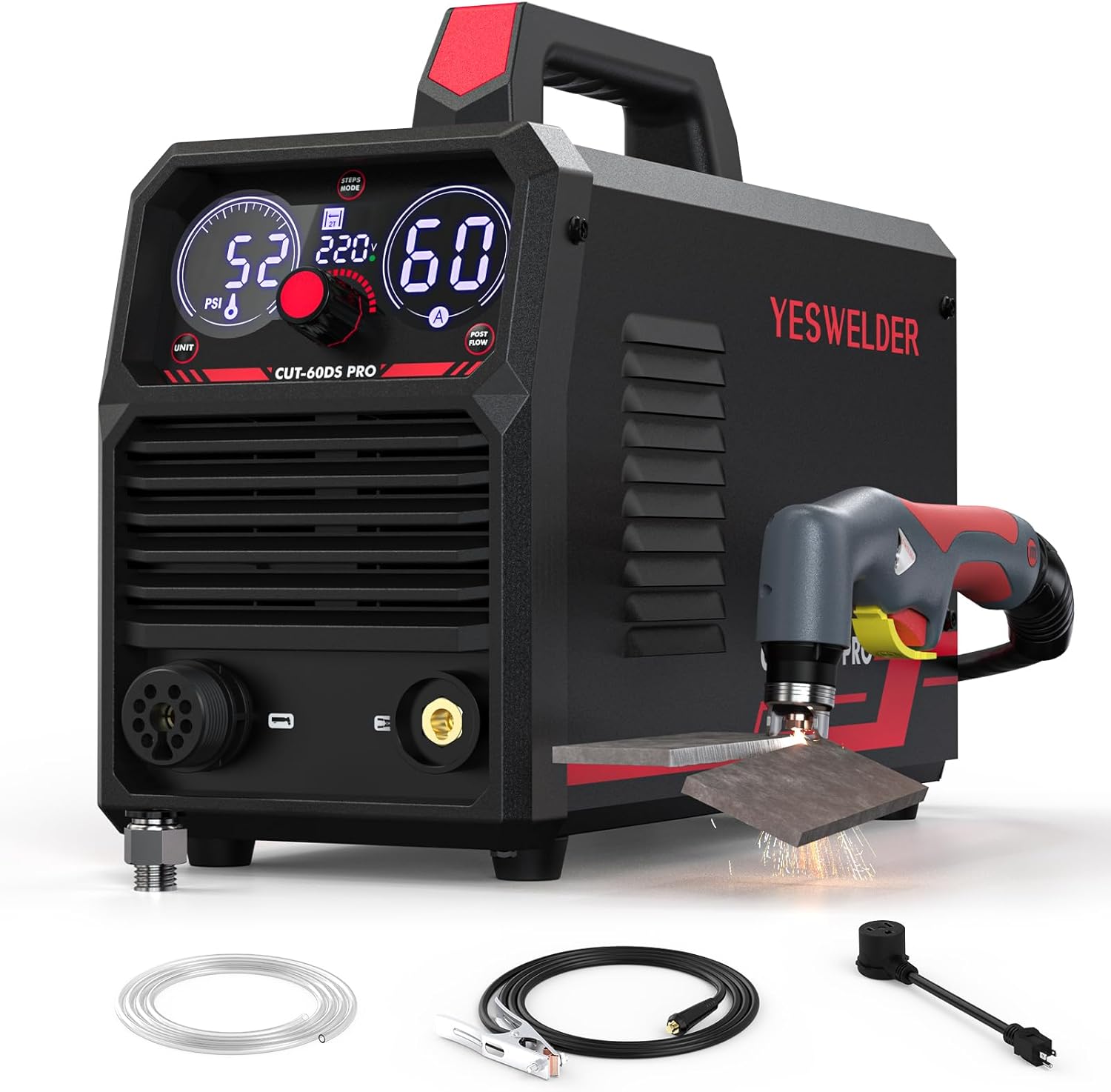 Detalle de YESWELDER CUT-60DS PRO 60A Plasma Cutter