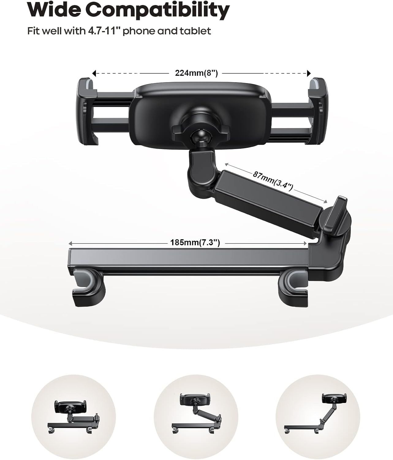 Thumbnail 4 de Lamicall Tablet Halterung Auto 4,7–11 Zoll