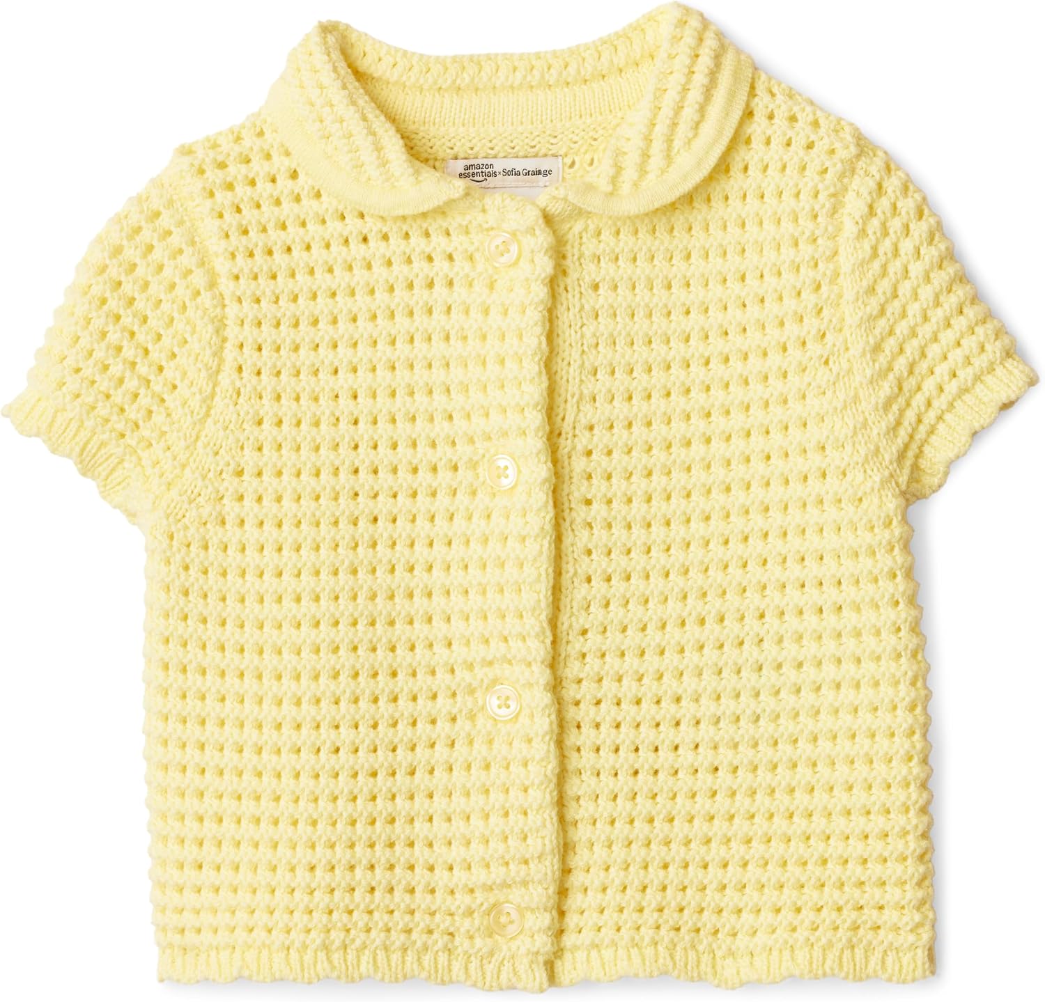 Thumbnail 6 de Amazon Essentials x Sofia Grainge Maglione in cotone con colletto Peter Pan per Bimba 0–24 mesi