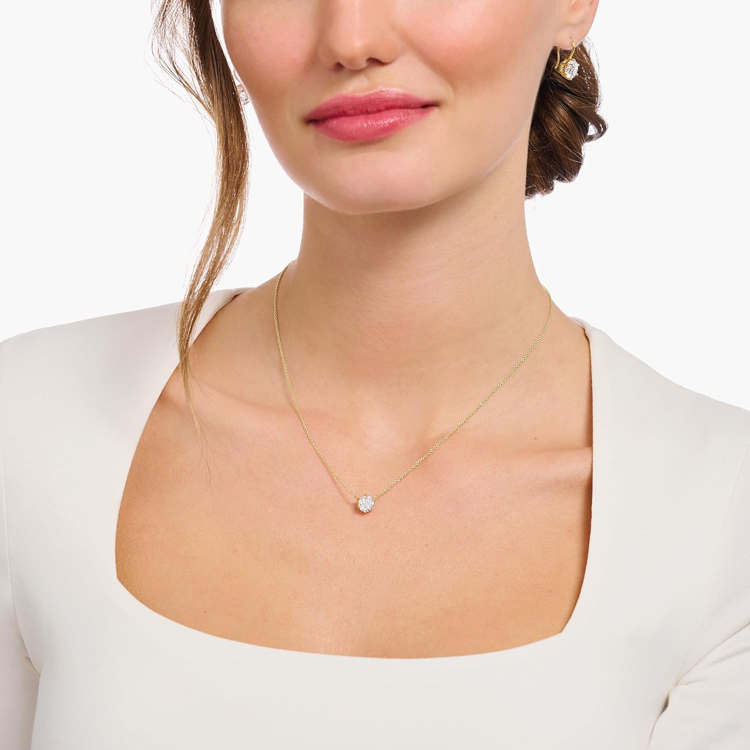 Detalle 2 de THOMAS SABO KE2210-414-14 Damenkette 925 Silber