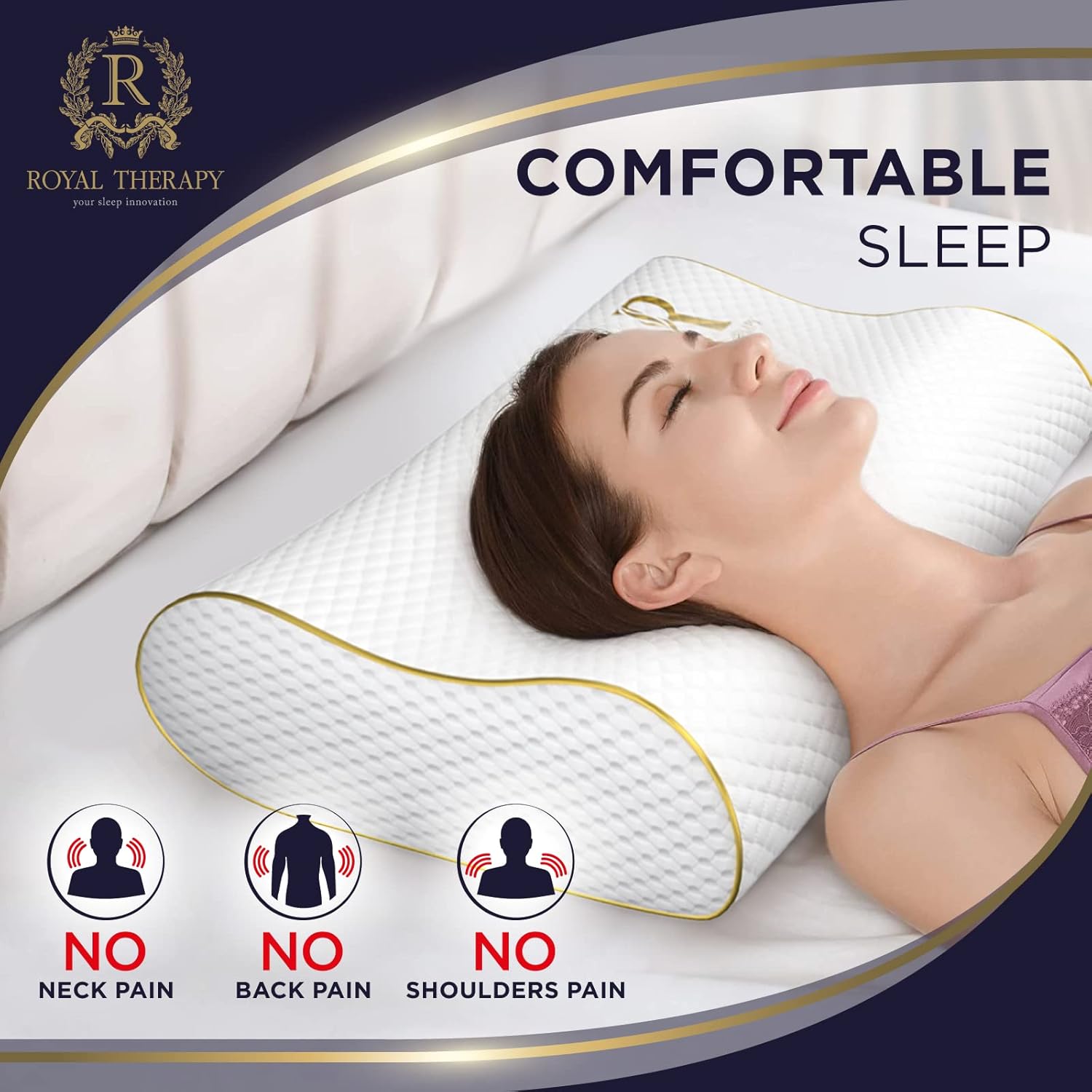 Thumbnail 3 de Royal Therapy Memory Foam Pillow Queen