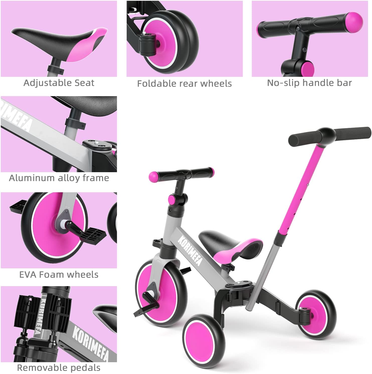 Thumbnail 3 de KORIMEFA 4 IN 1 triciclo equilibrio 1-3 anni