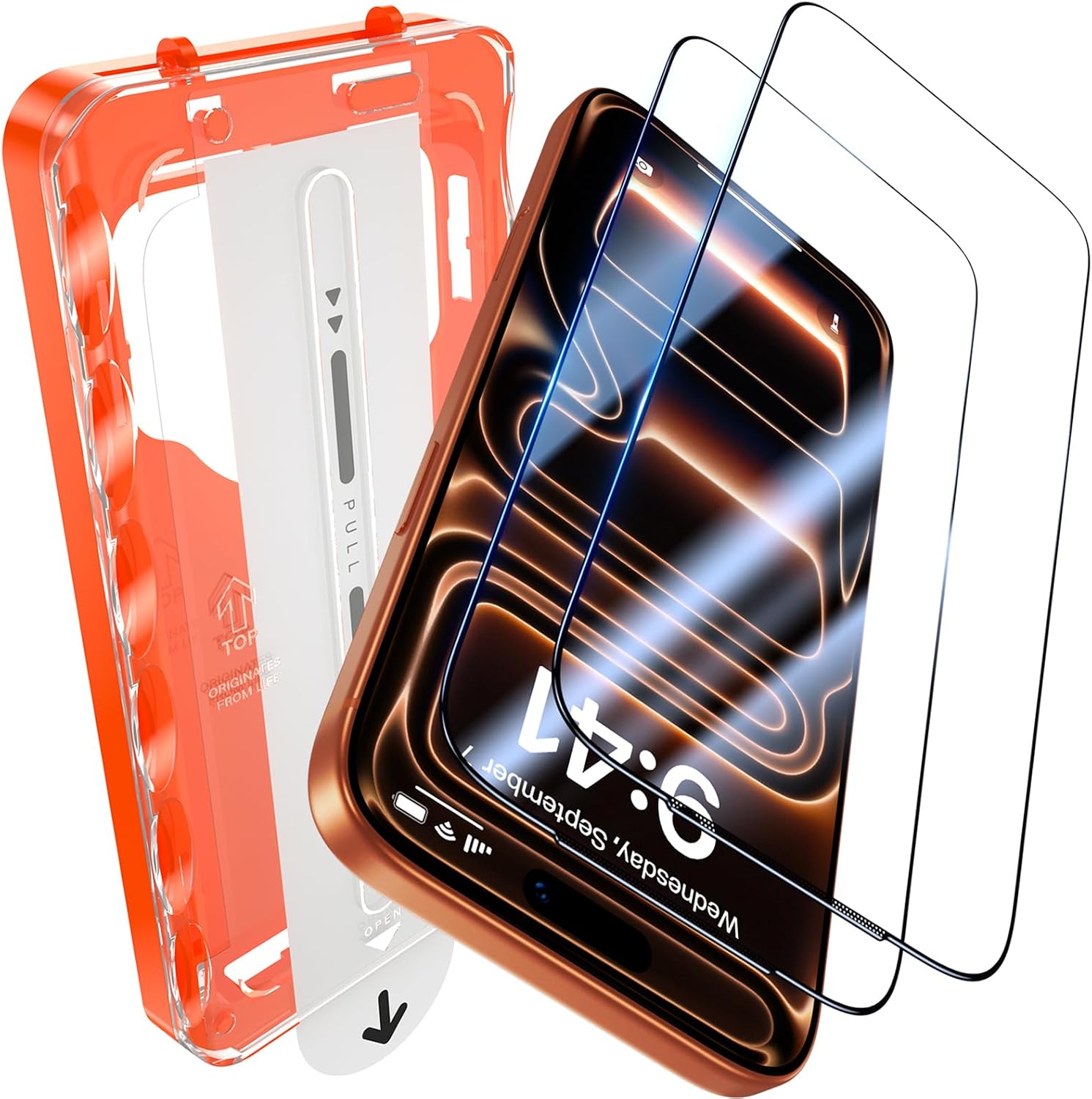 Detalle de UniqueMe iPhone 17 Pro Max 6.9 inch screen protector