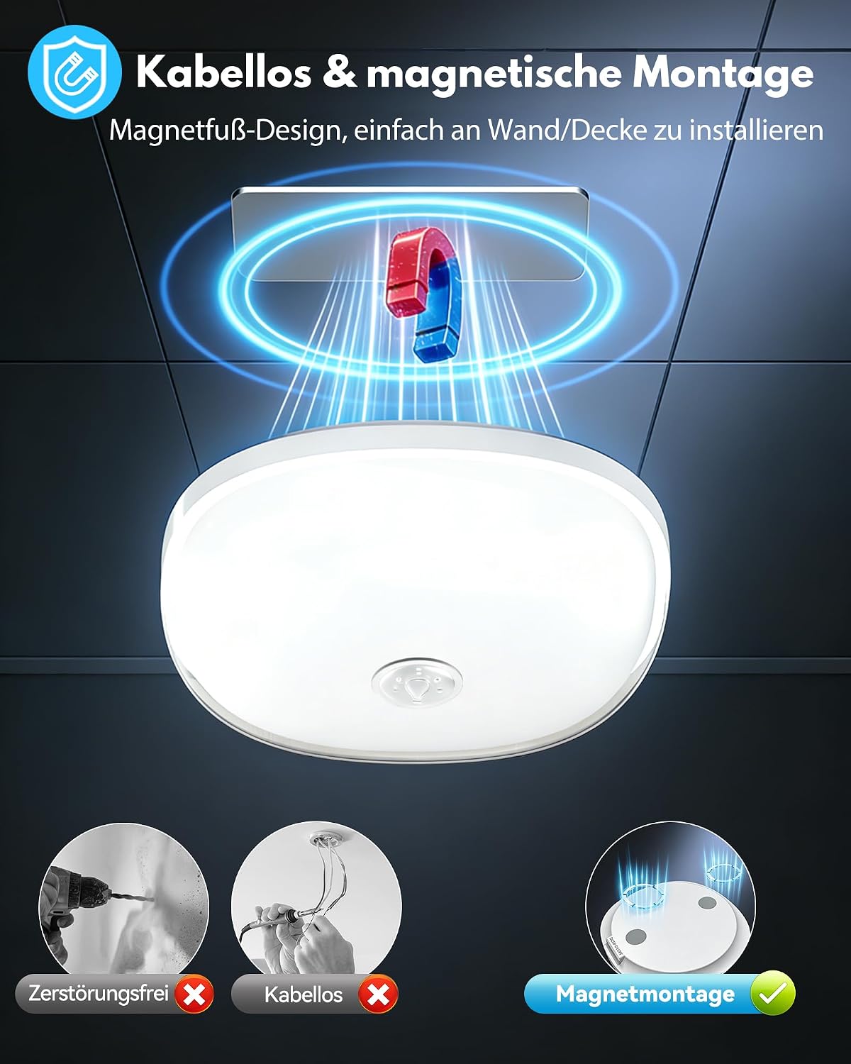 Thumbnail 6 de Wasserdichte Duschlampe IP65 16 Farben
