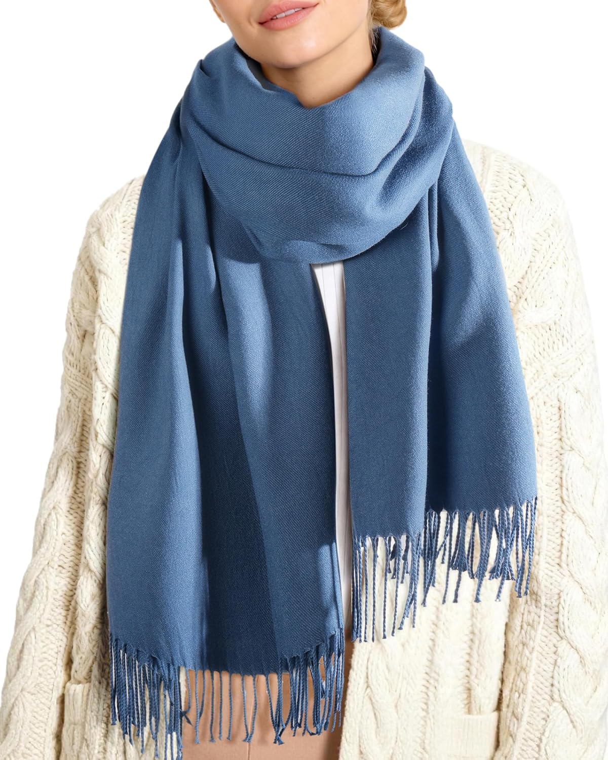 Thumbnail 6 de FURTALK Butter-Soft Pashmina Shawl Wrap for Women