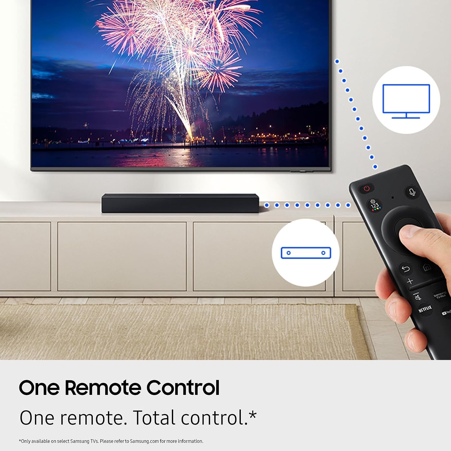Detalle 2 de Samsung B-Series Soundbar HW B400F (2025) 2.0 with Built-In Subwoofer + Voice Enhance Mode