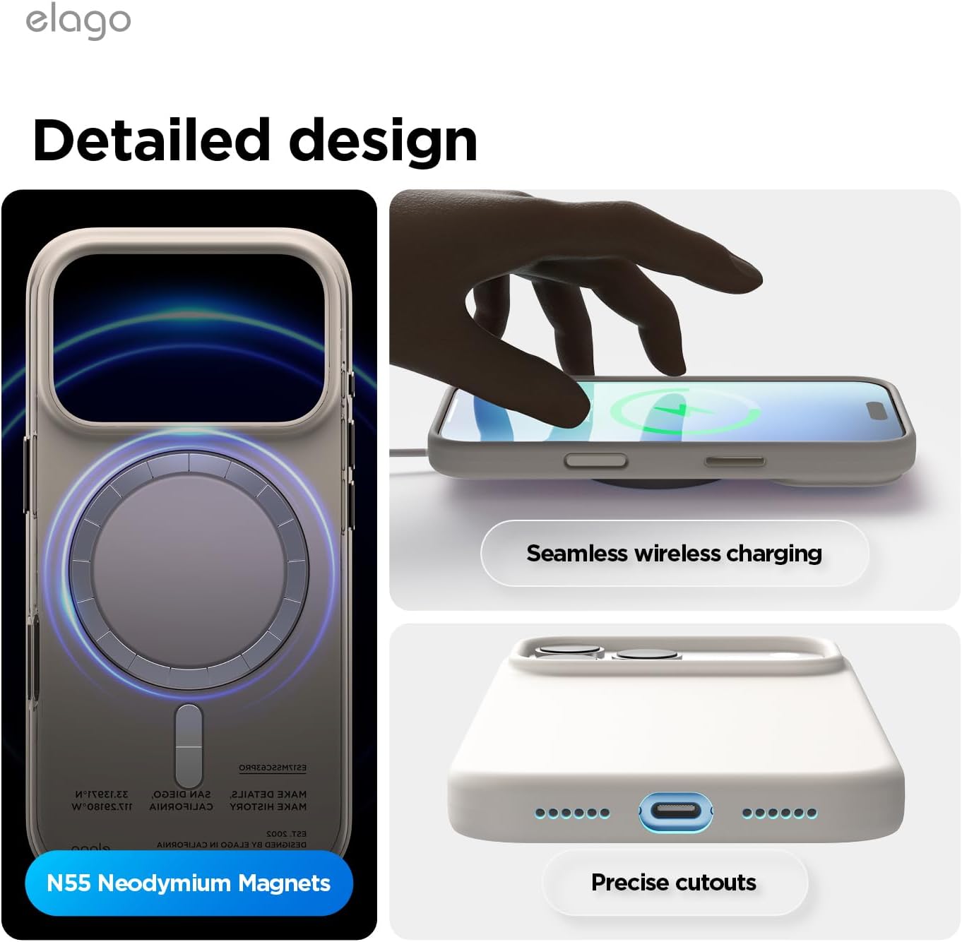 Thumbnail 6 de elago for iPhone 17 Pro Max Case — Premium Magnetic Silicone Case with MagSafe Compatibility