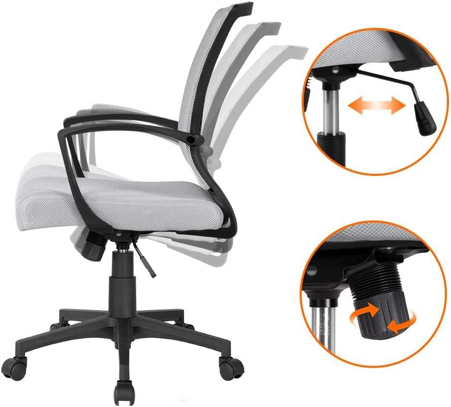 Thumbnail 5 de Yaheetech Sedia da Scrivania Ergonomica 136 kg