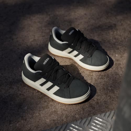 Thumbnail 2 de adidas Mixte Enfant Grand Court 00S – Baskets cuir suede, cuir nubuck et languette bouffante pour enfants