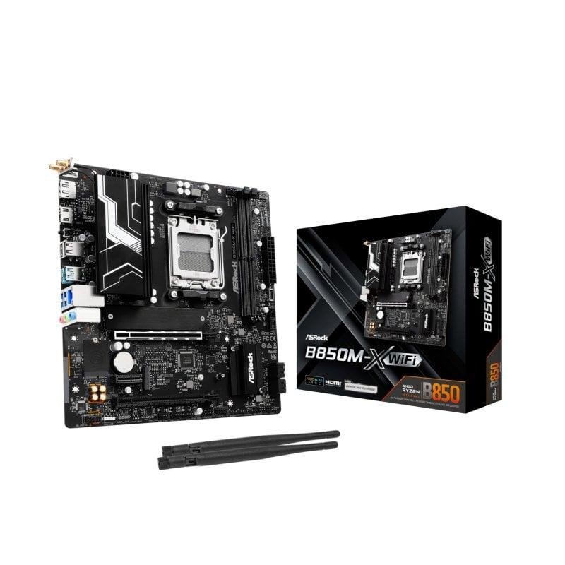 Detalle 2 de ASRock B860M-X WiFi: placa base Micro ATX con DDR5 y conectividad avanzada