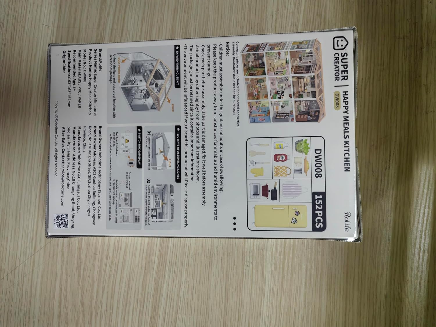 Detalle 2 de Rolife Super Creator Kit maison 1 h đ