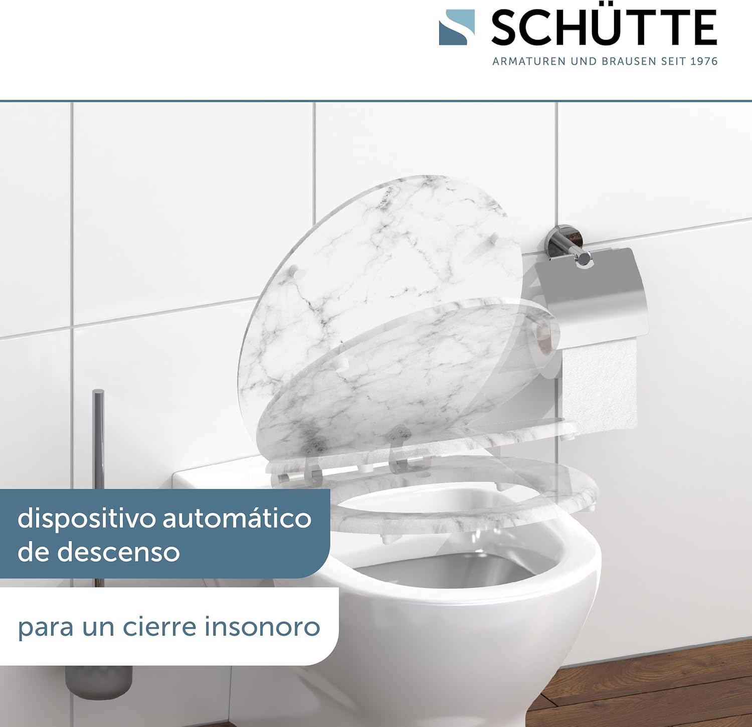Thumbnail 2 de SCHÜTTE MARMOR STONE Asiento de inodoro con cierre suave 🛁