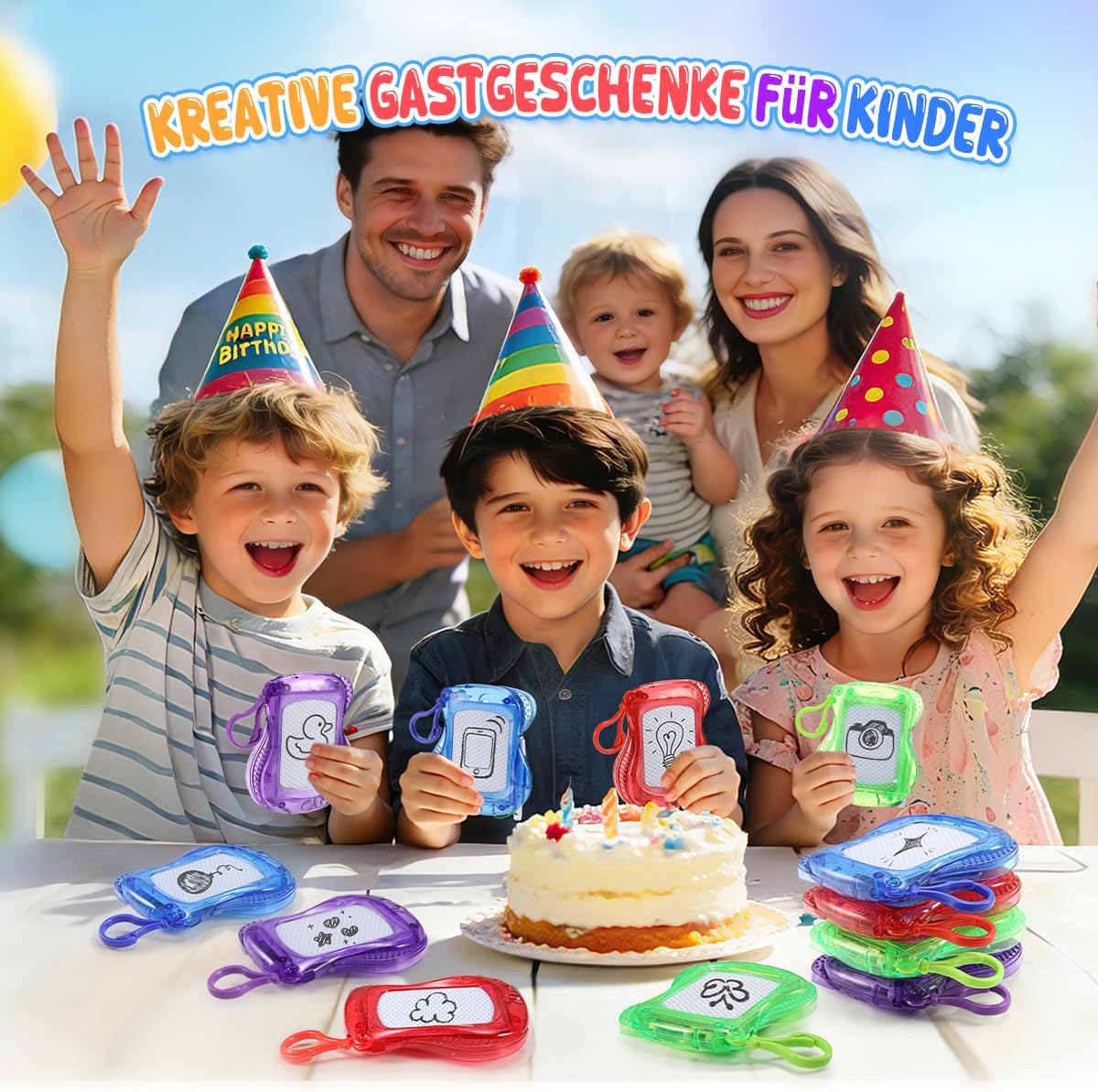 Thumbnail 1 de EUCOCO Zaubertafel Kinder Geburtstags 12er-Set