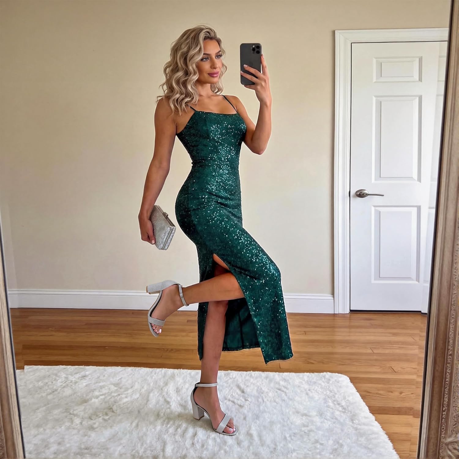 Thumbnail 1 de DREAM PAIRS low block heel sandals for women with ankle buckle