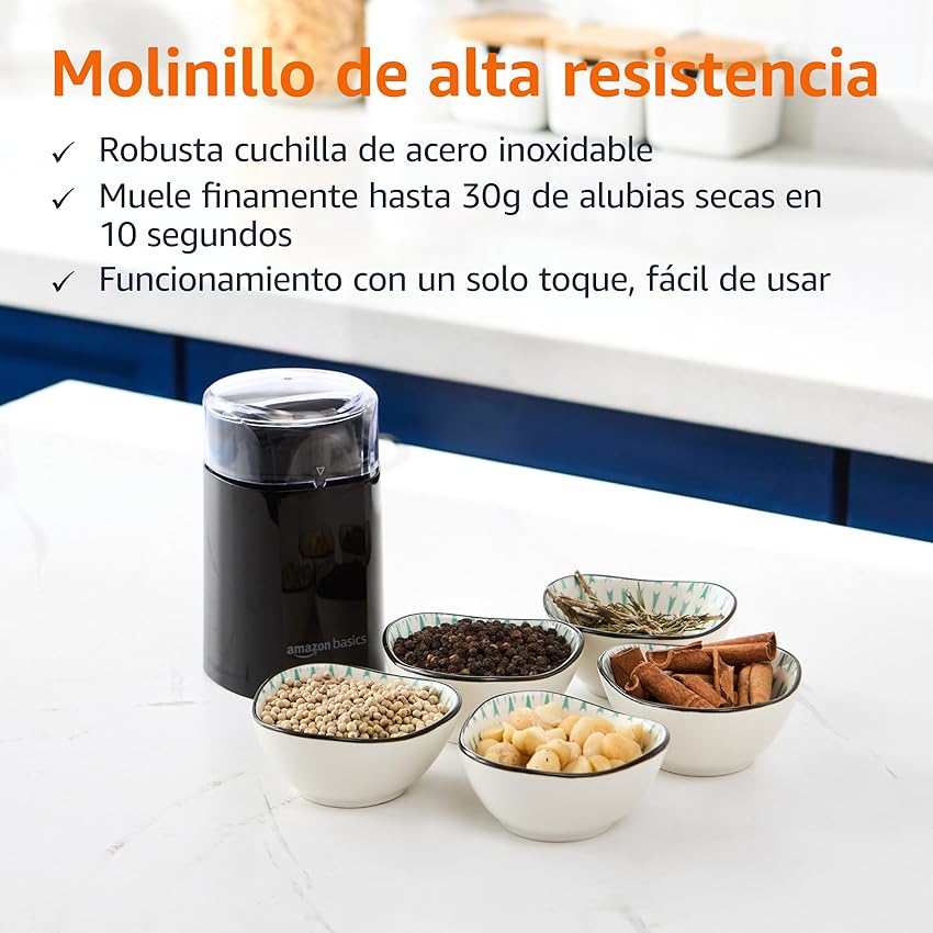 Thumbnail 5 de Amazon Basics Molinillo de café eléctrico ☕️ Negros