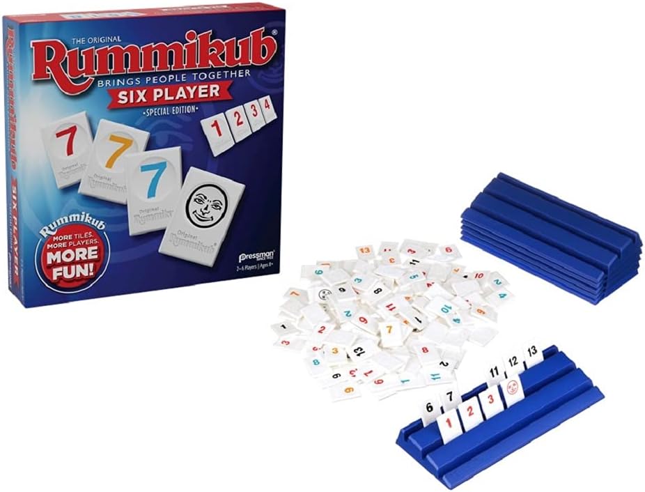 Detalle 2 de Pressman Rummikub 6-player 🎲