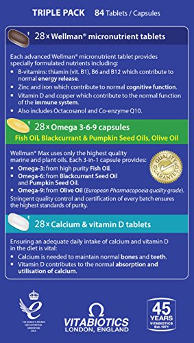 Thumbnail 1 de Wellman Max - Multivitamin Tablets for Men: A Practical 3-in-1 Pack for Everyday Vitality