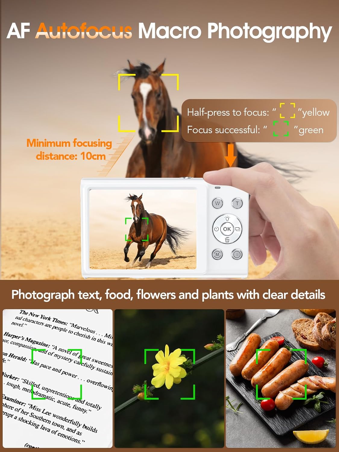 Thumbnail 5 de Autofocus 4K Vlogging Camera 48MP