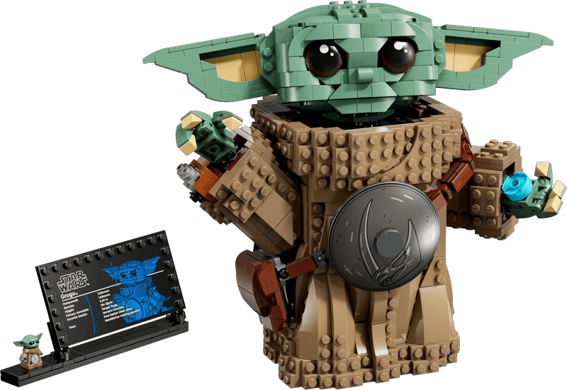 Detalle de LEGO Star Wars Grogu (Lehrling des Mandalorianers) 75446 – Detailreiches Display- & Bauprojekt