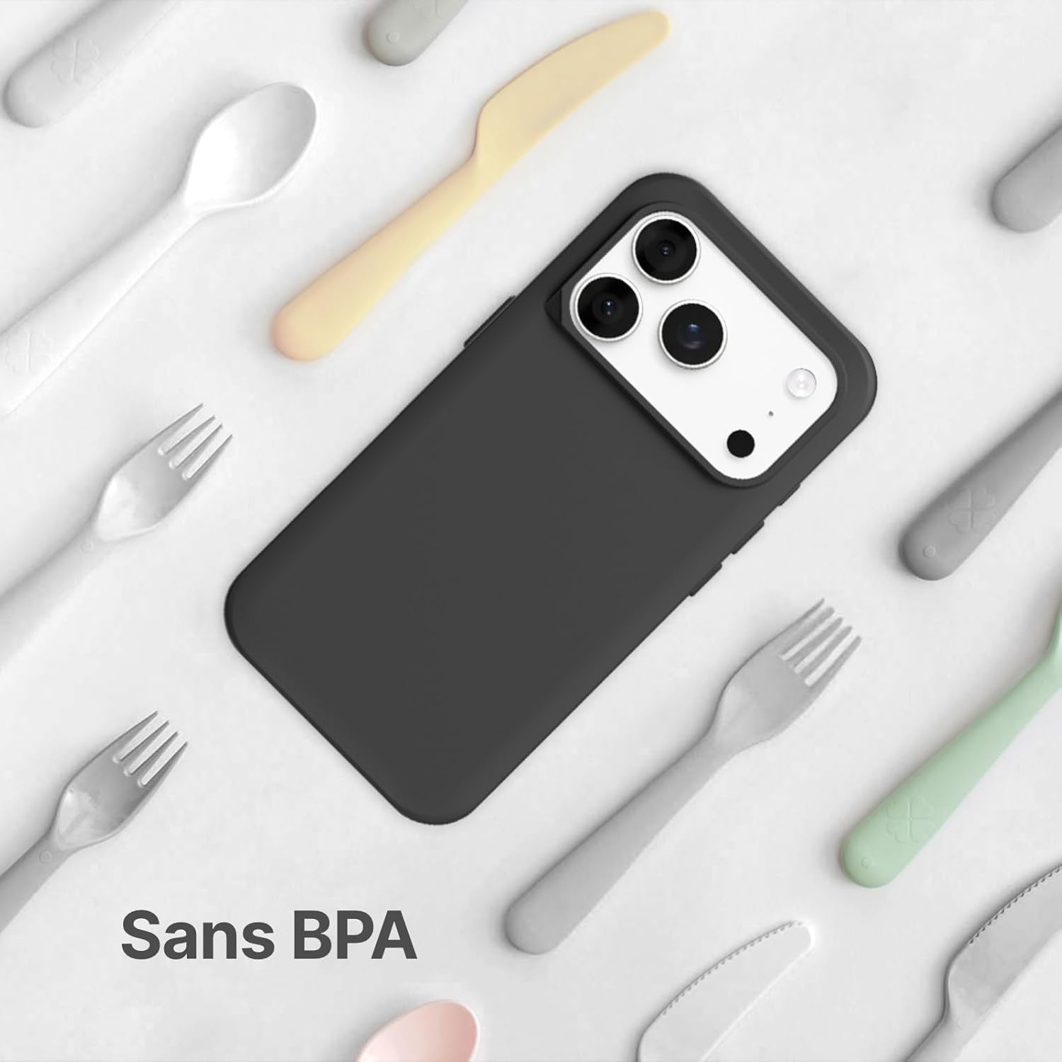 Thumbnail 3 de RhinoShield Coque SolidX pour iPhone 17 Pro – protection renforcée contre les chocs, gris argent