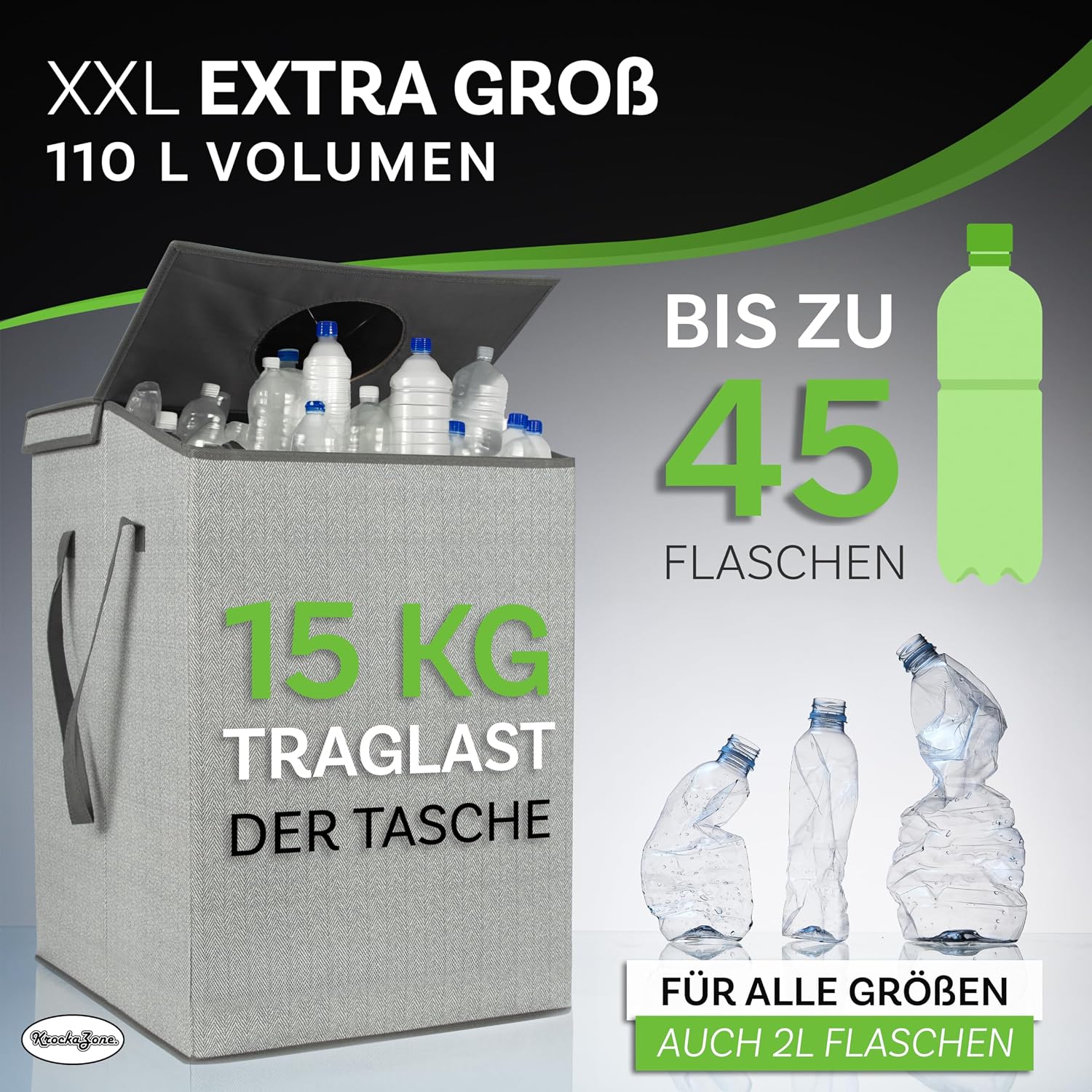 Thumbnail 5 de KrockaZone Pfandflaschen Aufbewahrung 110L