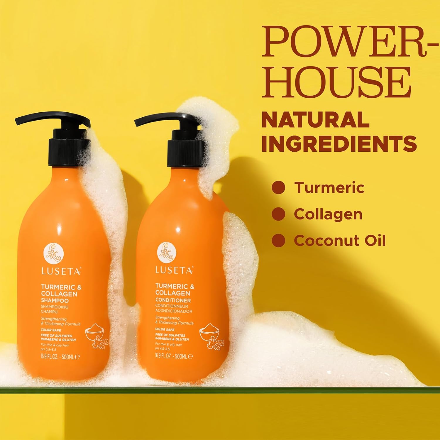 Detalle 1 de Luseta Volumizing Shampoo and Conditioner Set