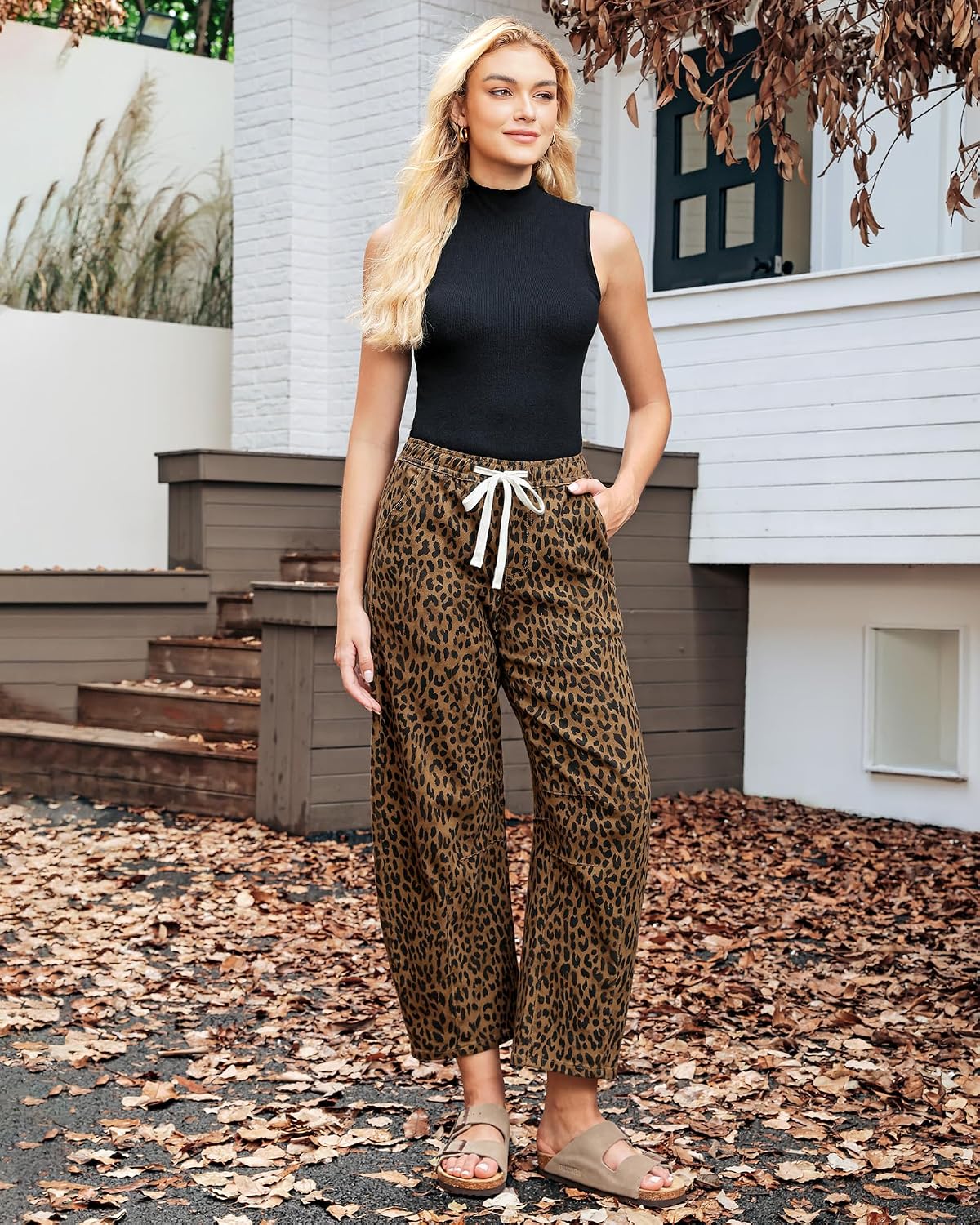 Thumbnail 3 de GRAPENT Barrel Jeans High Waisted 27" Inseam