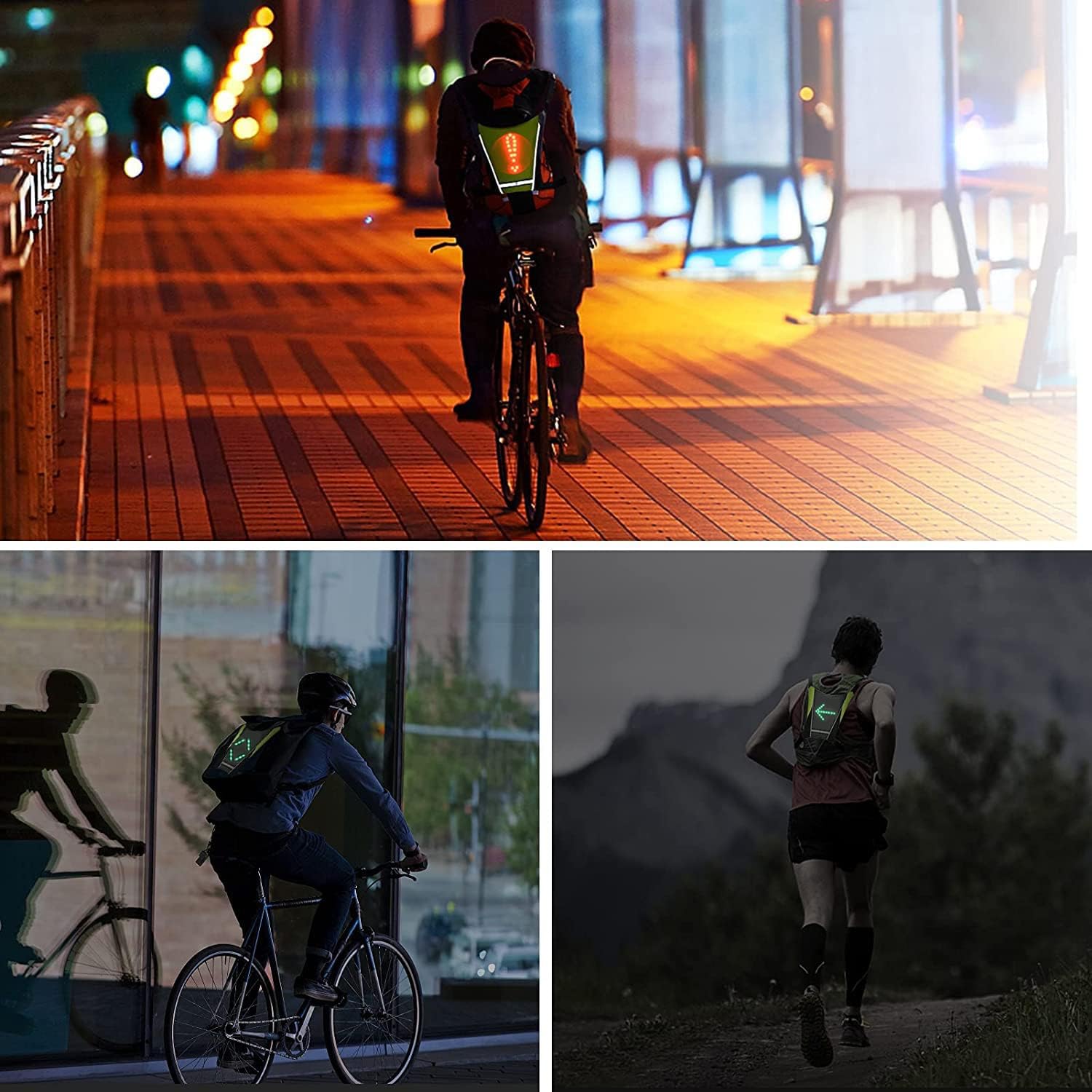Thumbnail 4 de Maclean LED Safety Vest with Direction Indicators, Wireless Remote and USB Charging