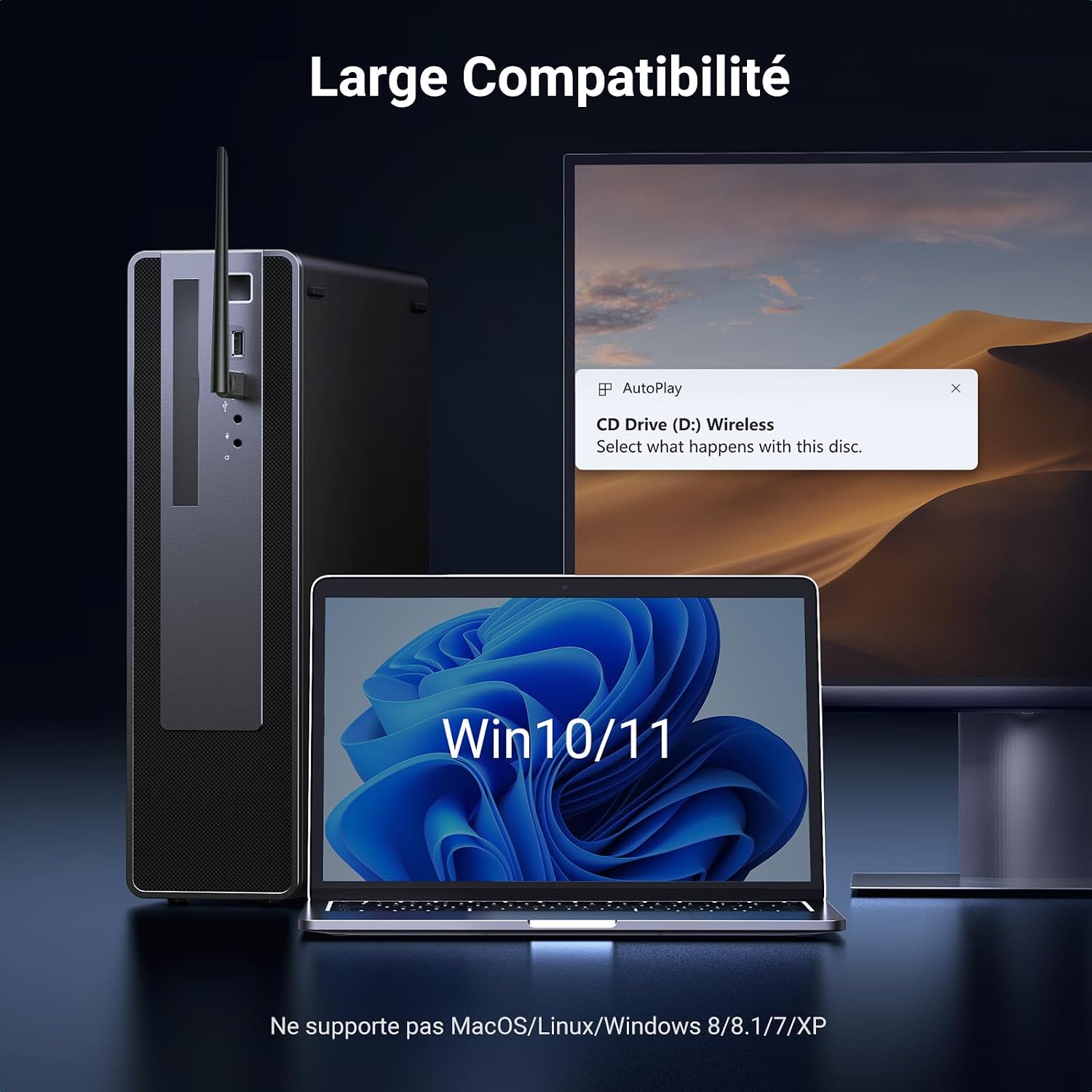 Thumbnail 5 de UGREEN AX900 WiFi 6 6dBi