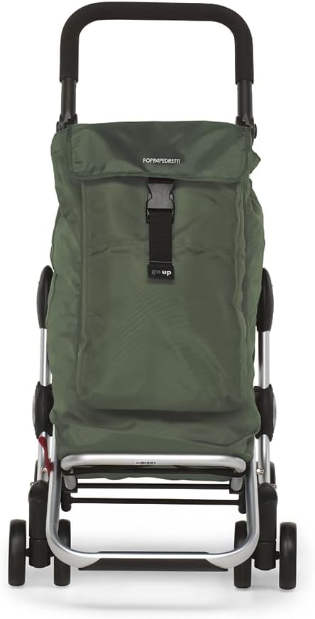 Thumbnail 5 de Foppapedretti Go Up Chariot, Panier à Courses, Olive – Léger et pliable en aluminium