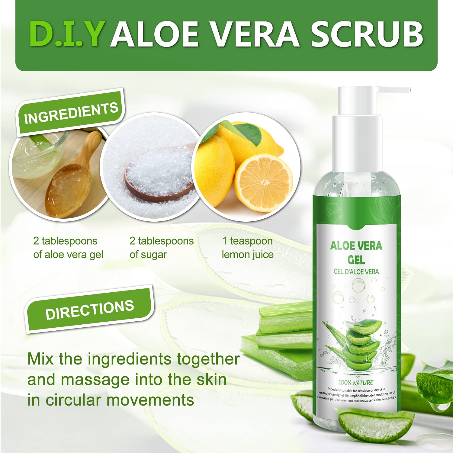 Detalle 2 de Aloe Vera Gel 250 ml Naturkosmetik