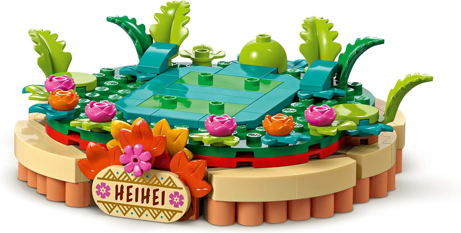 Detalle de LEGO ǀ Disney Vaiana 2 Heihei – Figurine articulée à construire et présentoir décoratif