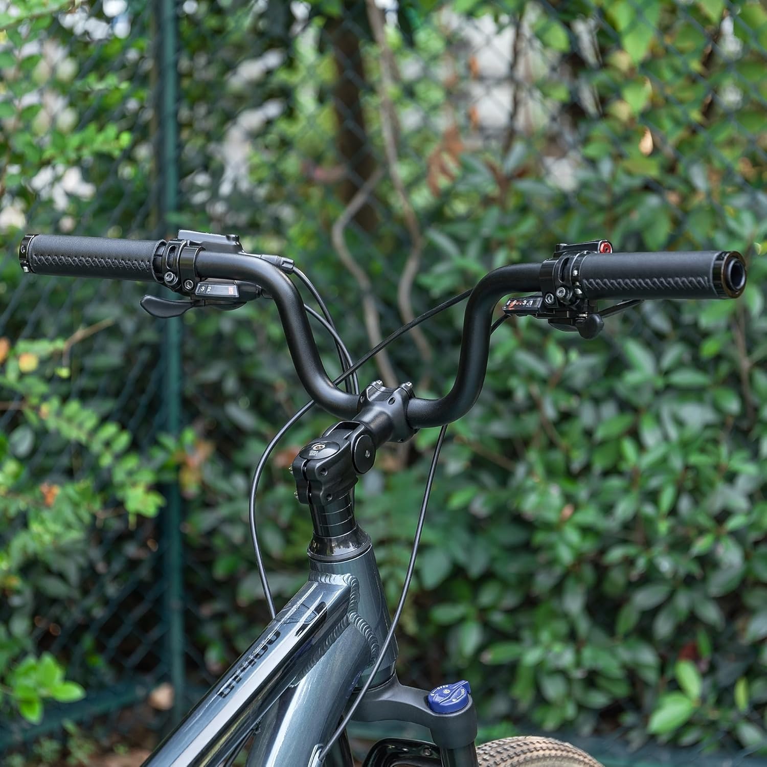 Thumbnail 2 de GEWAGE Guidon VTT Riser 25,4 mm (620 mm) en aluminium 6061, élévation 120 mm – version Black 120 mm