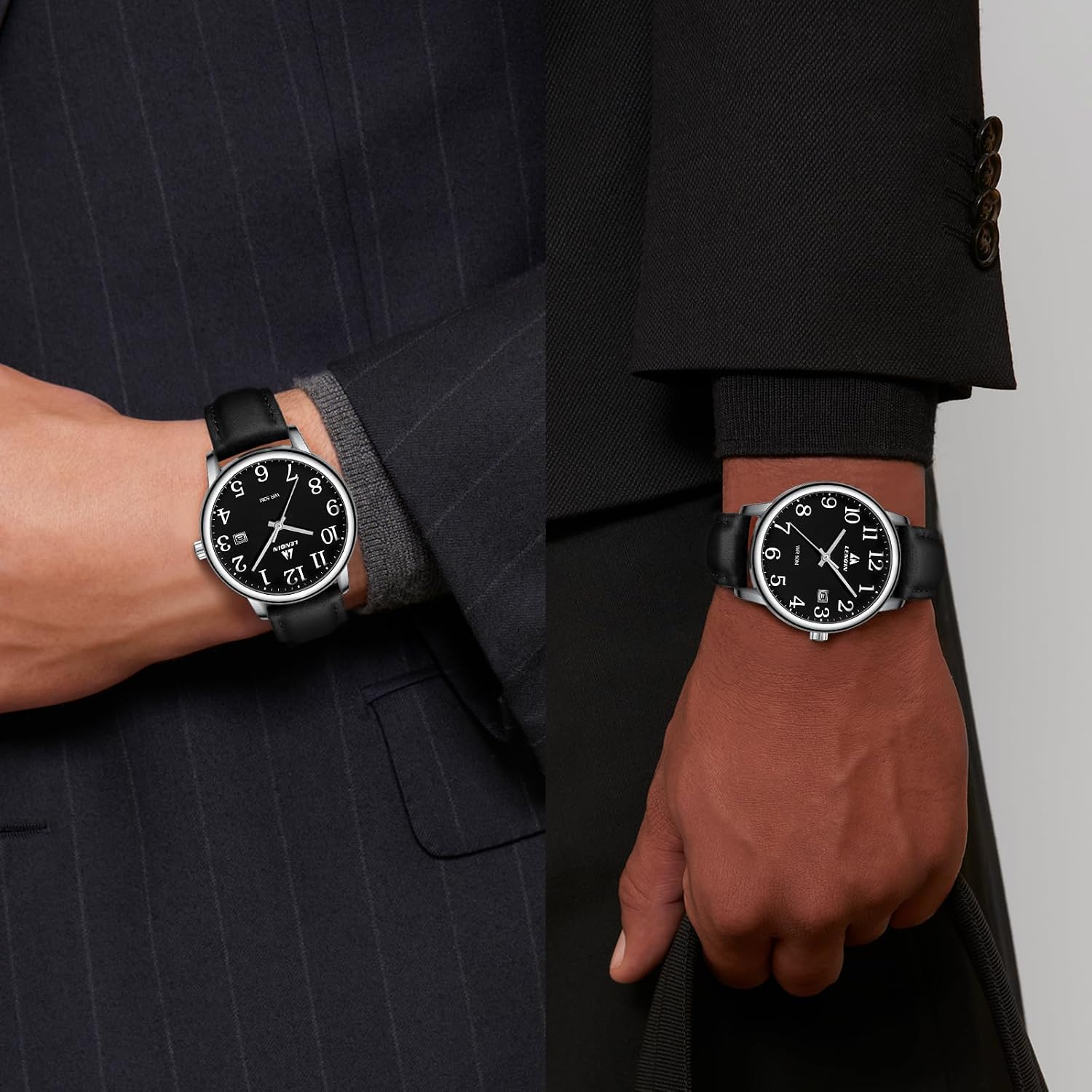 Detalle 1 de Herren Uhr Quarz 38 mm Analog