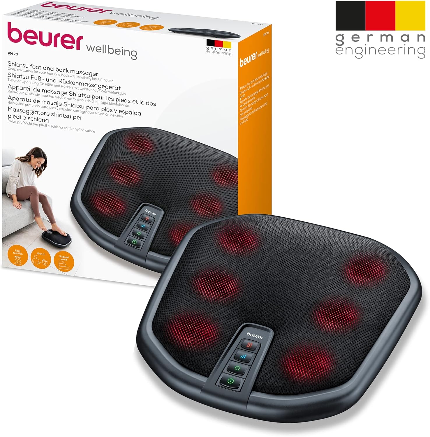 Thumbnail 6 de Beurer FM 70 — Appareil de massage Shiatsu pour les pieds et le dos
