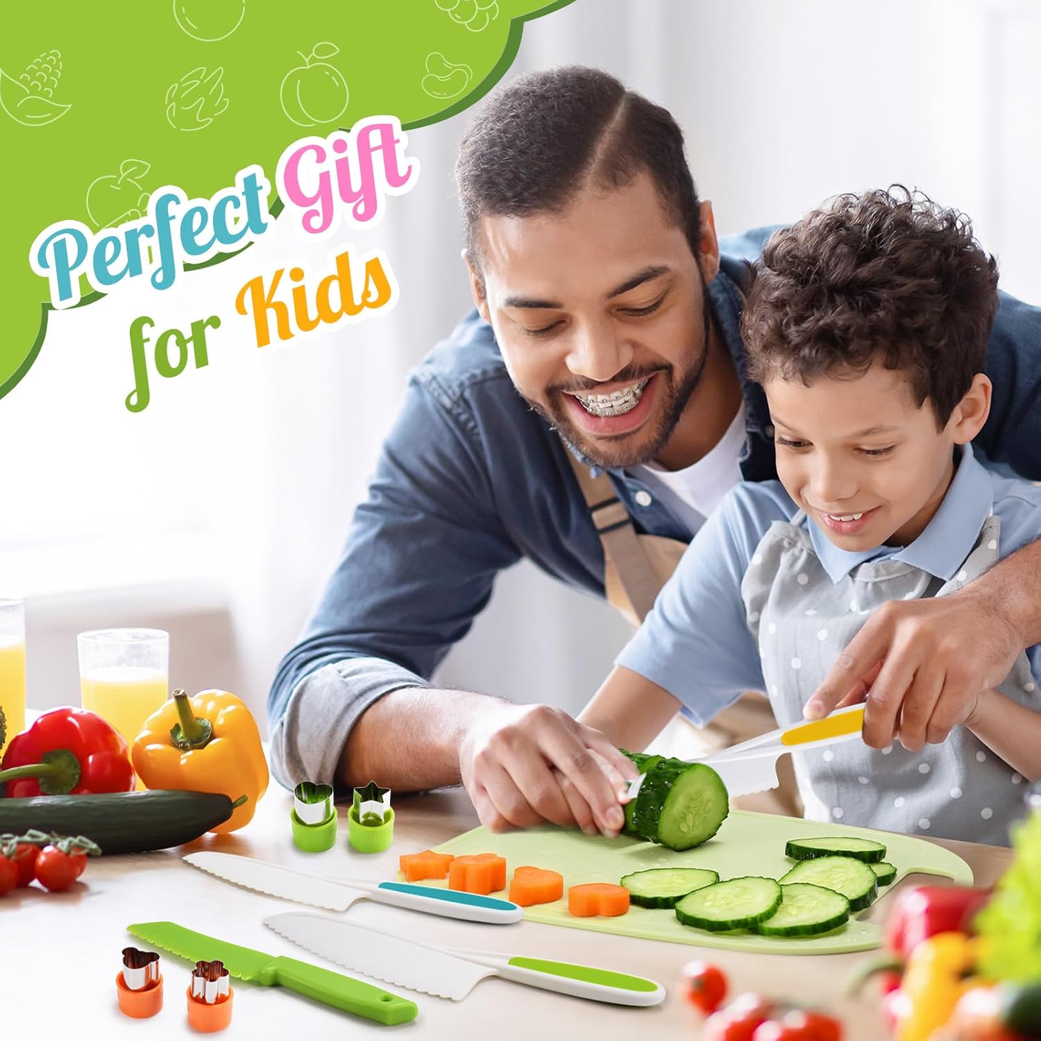 Thumbnail 6 de JoltJive Kids Knife Set for Chopping
