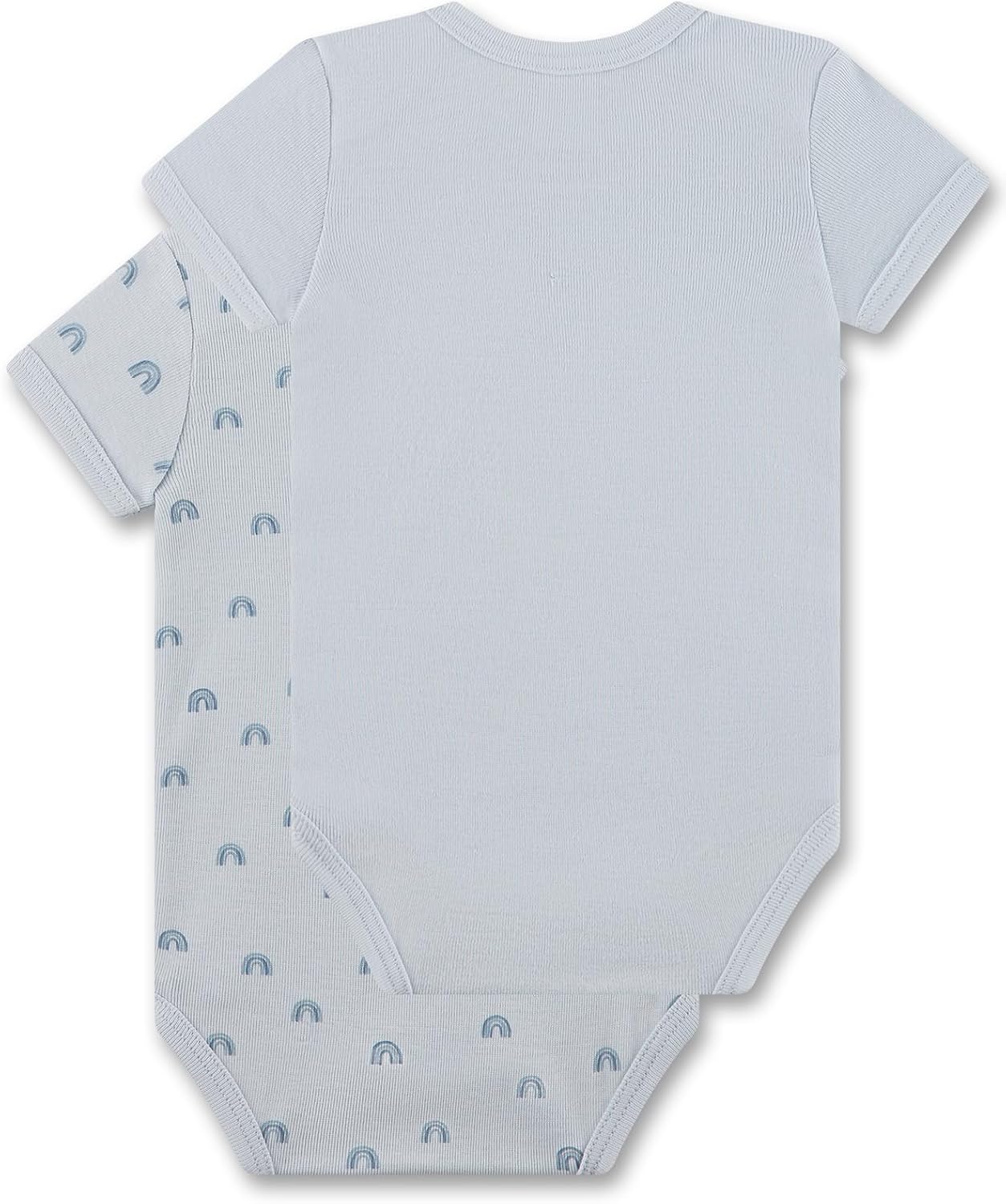 Detalle 2 de Sanetta Baby-Body kurzarm Doppelpack Beige Regenbogen