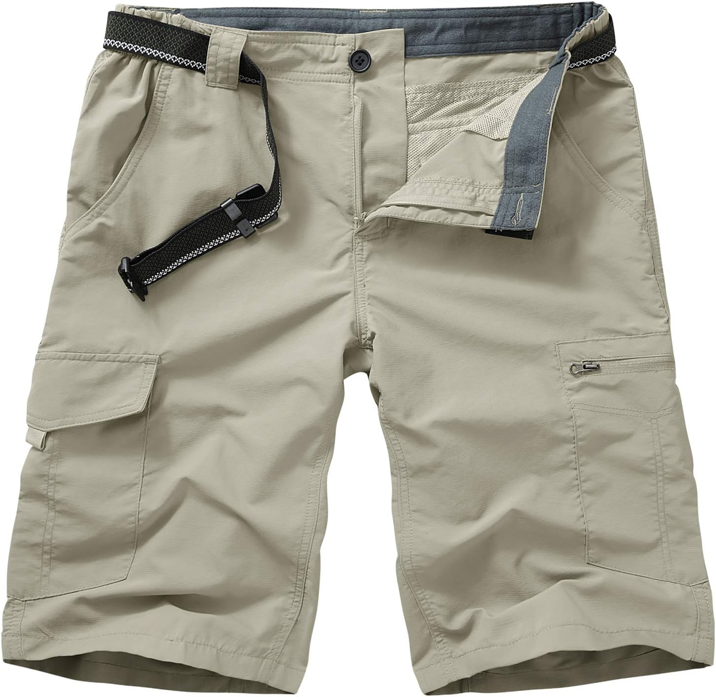 Detalle 2 de mosingle Men’s Walking Hiking Trousers (Safari Zip-Off Lightweight Quick Dry)
