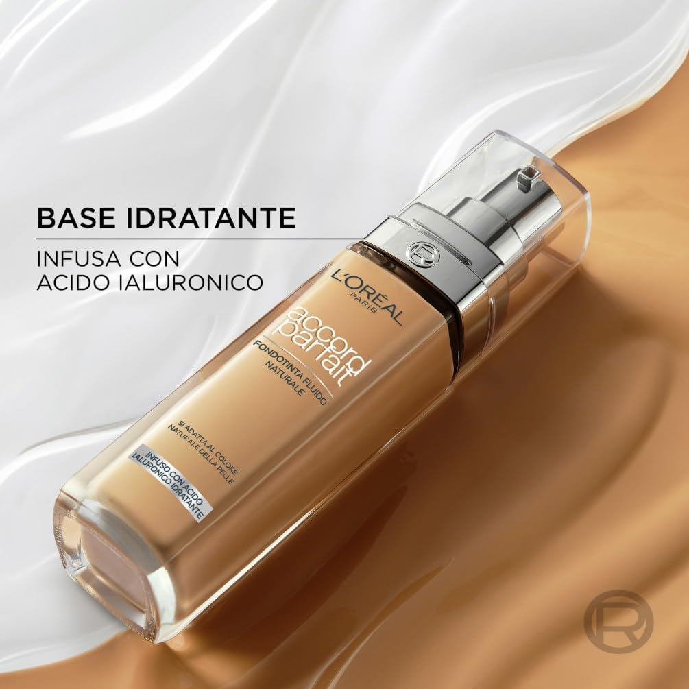 Thumbnail 6 de L'Oréal Paris Fondotinta Liquido Idratazione 24H – Accord Parfait 2R/C Rose Vanilla (30 ml)